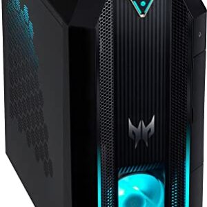 Acer Predator PO3-630 Gaming Desktop PC (Intel i7-11700 8-Core, 32GB RAM, 2x1TB PCIe SSD RAID 0 (2TB), GeForce RTX 3070, WiFi, Bluetooth, Backlit KB, HDMI, USB 3.2, Display Port, Win 10 Pro)