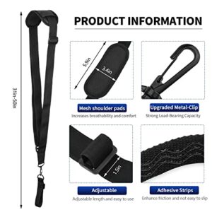 Weed Eater Strap, Trimmer Shoulder Strap Weed Wacker Harness Upgraded Metal-Clip for EGO String Trimmer, Leaf Blower, Stihl