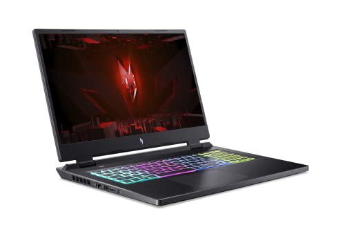 Acer Nitro 17 Gaming Laptop | AMD Ryzen 7 7735HS Octa-Core CPU | NVIDIA GeForce RTX 4050 Laptop GPU | 17.3" FHD 165Hz IPS Display | 16GB DDR5 | 1TB Gen 4 SSD | Wi-Fi 6E | RGB Backlit KB | AN17-41-R8N5