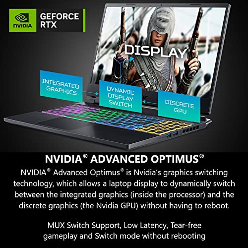 Acer Nitro 17 Gaming Laptop | AMD Ryzen 7 7735HS Octa-Core CPU | NVIDIA GeForce RTX 4050 Laptop GPU | 17.3" FHD 165Hz IPS Display | 16GB DDR5 | 1TB Gen 4 SSD | Wi-Fi 6E | RGB Backlit KB | AN17-41-R8N5
