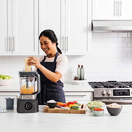 Ninja CO401B Foodi Power Blender Ultimate System with 72 oz Blending & Food Processing Pitcher, XL Smoothie Bowl Maker and Nutrient Extractor* & 7 Functions, Black (Renewed)