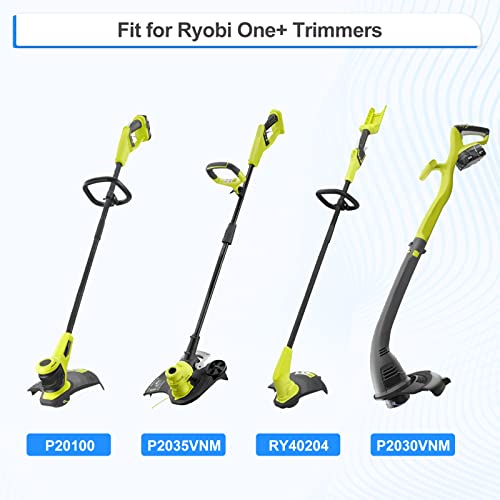 GreatBuddy 3-Pack Weed Wacker String Replacement Compatible with Ryobi 18v, 24v, and 40v Cordless Trimmers Refill, Parts#AC14RL3A