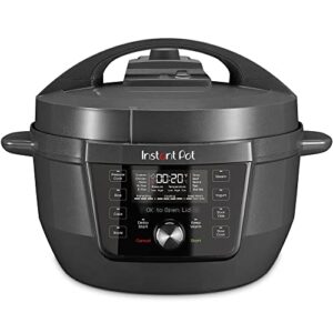 instant pot rio wide plus, 7.5 quarts 35% larger cooking surface, whisperquiet steam release, 9-in-1 electric multi-cooker, pressure cooker, slow cooker, rice cooker, steamer, sauté, cake & warmer