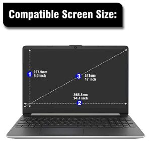 KEANBOLL 3 PCS 17" Laptop Screen Protector Anti Glare Matte Filter for 17-inch 16:10 Aspect Ratio Screen HP/Dell/Lenovo/Asus/Acer/Samsung/Sony/MSI/LG/Razer Blade 17 inch Laptop