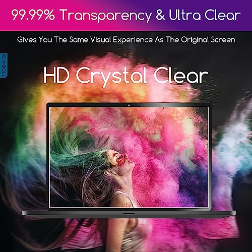 17" Tempered Glass Laptop Screen Protector for 17-inch 16:10 Aspect Ratio Screen HP/Dell/Lenovo/Asus/Acer/Samsung/Sony/MSI/LG/Razer Blade 17 inch Laptop.9H Hardness, Anti Fingerprint, Bubble Free