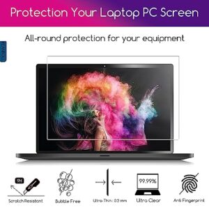 17" Tempered Glass Laptop Screen Protector for 17-inch 16:10 Aspect Ratio Screen HP/Dell/Lenovo/Asus/Acer/Samsung/Sony/MSI/LG/Razer Blade 17 inch Laptop.9H Hardness, Anti Fingerprint, Bubble Free