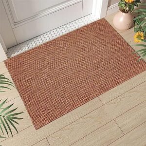 fixseed small boho rug cotton woven rug 2 x 3 feet entryway washable area rugs reversible cotton bath rugs for indoor outdoor farmhouse patio living room bedroom front porch door mats carpet