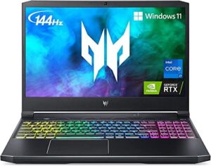 acer 2022 predator helios 300 gaming laptop 15.6" fhd 144 hz ips 8-core intel core i7-11800h nvidia rtx 3060 6gb gddr6 32gb ddr4 1tb ssd + 1tb hdd wi-fi 6 rgb backlit keyboard windows 10 w/ 32gb usb