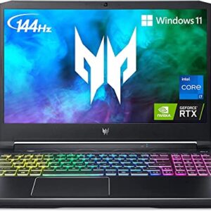 Acer 2022 Predator Helios 300 Gaming Laptop 15.6" FHD 144 Hz IPS 8-Core Intel Core i7-11800H NVIDIA RTX 3060 6GB GDDR6 32GB DDR4 1TB SSD + 1TB HDD Wi-Fi 6 RGB Backlit Keyboard Windows 10 w/ 32GB USB