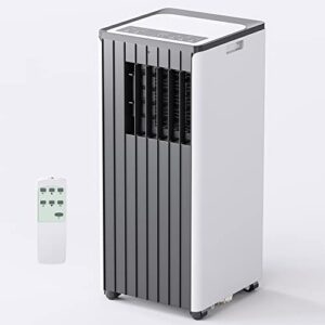 fiogohumi 12000btu portable air conditioner - portable ac unit with built-in dehumidifier fan mode for room up to 350 sq.ft. - room air conditioner with 24hour timer & remote control window mount kit