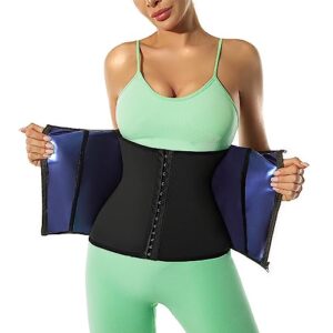 bestsotim waist trainers for women belly fat, sweet wraps shapewear, long torso sauna exercise belts, plus size best workout belt for weight loss trimmer
