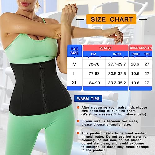 BESTSOTIM waist trainers for women belly fat, sweet wraps shapewear, Long Torso Sauna exercise belts, Plus Size Best Workout Belt for Weight Loss trimmer