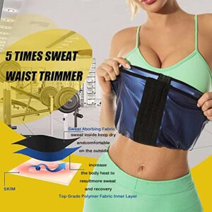 BESTSOTIM waist trainers for women belly fat, sweet wraps shapewear, Long Torso Sauna exercise belts, Plus Size Best Workout Belt for Weight Loss trimmer