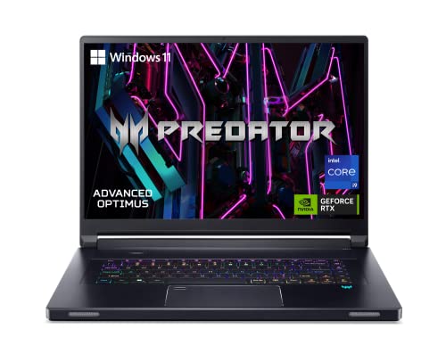 Acer Predator Triton 17 X Gaming/Creator Laptop | 13th Gen Intel i9-13900HX | NVIDIA GeForce RTX 4090 | 17" WQXGA 250Hz G-SYNC Display | 64GB DDR5 | 2TB PCIe Gen 4 SSD | Killer WiFi 6E | PTX17-71-99W5