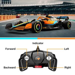 Voltz Toys Authentic 1:18 Scale Licensed McLaren F1 MCL36 Remote Control Car Model - Super Racing Collection for Kids and Adults - 2.4GHz RC Car for Gift