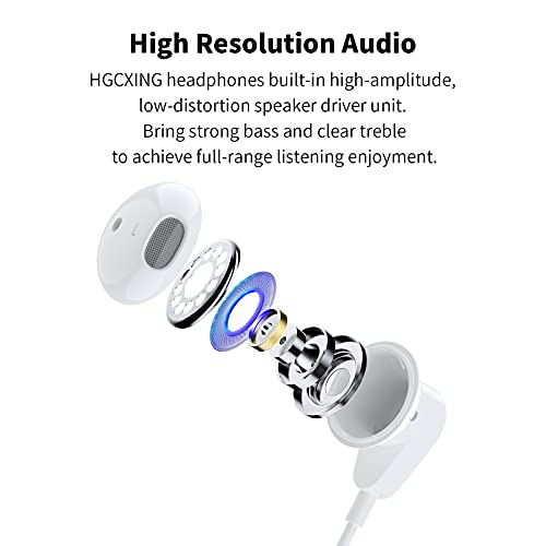 HGCXING USB C Headphone for Galaxy S21 Ultra S22 S23 5G + Wireless Earbuds for Galaxy S23 S22 Ultra 5G