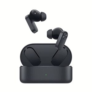 oneplus nord buds 2 true wireless in ear earbuds with mic, up to 25db anc 12.4mm dynamic titanium drivers, playback: up to 36hr case, 4-mic design, ip55 rating, fast charging thunder gray