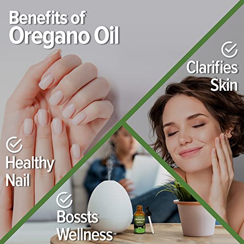 ORZAX Oregano Oil Drops, 1 Fl Oz (30 ml), Wild Oregano Oil with 88% Carvacrol, Helps Immune Support, 200 Day Supply