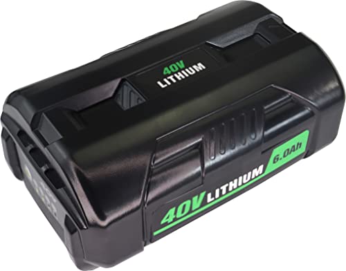 AN·GWEL 40V 6.0Ah Repalcement Battery Compatible with Ryobi 40-Volt Battery Power Tools OP4040 OP4026 OP4030 OP4050 OP4060A Ryobi 40V Repalcement Battery Pack