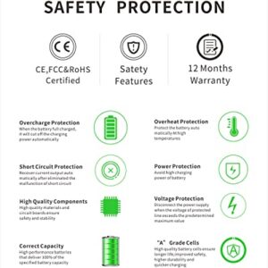 AN·GWEL 40V 6.0Ah Repalcement Battery Compatible with Ryobi 40-Volt Battery Power Tools OP4040 OP4026 OP4030 OP4050 OP4060A Ryobi 40V Repalcement Battery Pack