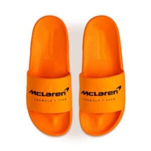 K-Swiss X McLaren Formula 1 Team - Men's Slide Sandal, Papaya, 12 M