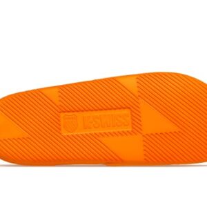 K-Swiss X McLaren Formula 1 Team - Men's Slide Sandal, Papaya, 12 M