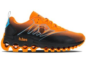 k-swiss x mclaren formula 1 team - men's tubes sport training shoe, papaya/black/blue, 9 m