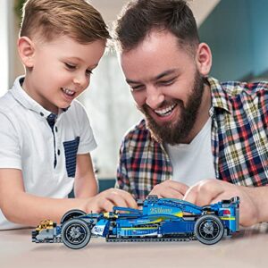 JMBricklayer F1 Race Car Building Sets for Adults, 1:10 MOC Model Cars Toys Construction Set, Ideal Racing Vehicles Gifts for Adults Men Women Boys Teens, Collectible Home Decor 61124