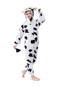 joyxiam unisex adult animal onesies cosplay christmas one-piece pajamas halloween costume sleepwear for women men （xl）