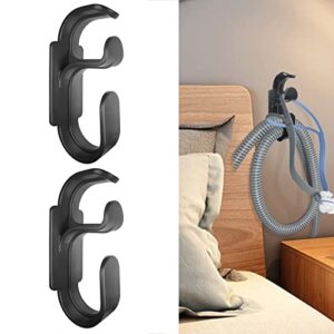 cpap hose hanger with anti-unhook feature - cpap mask hook and cpap tube holder - cpap supplies organizer,avoids cpap hose tangle and allows you to sleep better