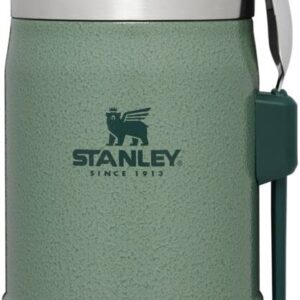 Stanley Classic Legendary Classic Food Jar + Spork 14oz Hammertone Green