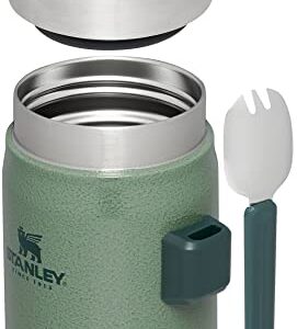 Stanley Classic Legendary Classic Food Jar + Spork 14oz Hammertone Green