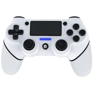 maomiemie ps-4 controller, ps-4 controller wireless for play-station 4/3/pro/slim/pc, wireless ps-4 remote controller with dual vibration/turbo/touch pad/6-axis motion