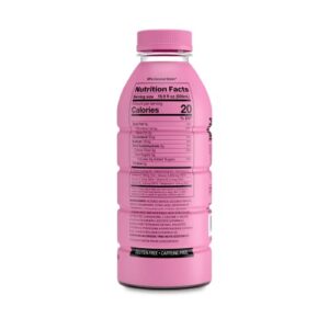 Prime Hydration Drink Sports Beverage "STRAWBERRY WATERMELON," Naturally Flavored, Caffeine Free, 10% Coconut Water, 250mg BCAAs, B Vitamins, Antioxidants, 834mg Electrolytes, Only 20 Calories per 16.9 Fl Oz Bottle (Pack of 12)