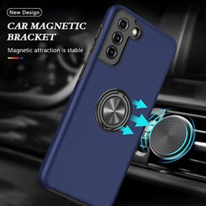 Galaxy S22 Plus Case for Samsung Galaxy S22 Plus Case Military Grade Shockproof Built-in Ring Holder Kickstand Car Mount Armor Heavy Duty Protective Case for Galaxy S22+ Plus Phone Case (Purple)