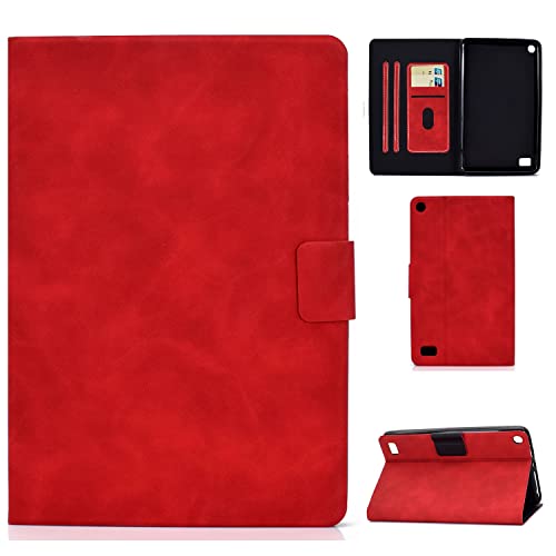 tablet PC cover Case Compatible with Kindle Fire 7 2019/2017/2015 (9th/7th/5th Generation) Tablet Case, Compatible with Kindle Fire 7 Tablet Case 7inch Folio Cover Multi-Angle Viewing w Card Slot Smar