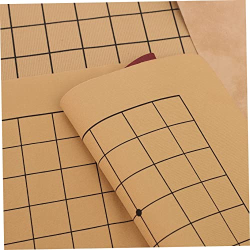 INOOMP Go Board Childrens Tylonal Travel Set Backgammon Travel Set International Chess Game Roll- up Leather Chess Set Foldable Chessboards Kids Chessboard Leather Go Board Go Boards 3pcs