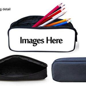 HUGS IDEA Custom Name School Bag Set Add Your Name on Football Design 3 in 1 Backpack with Insulated Lunch Box Pencil Case for Teen Boys School Supplies