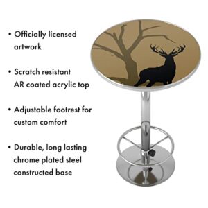 Trademark Gameroom Hunt Deer Bar Table with Footrest, Brown