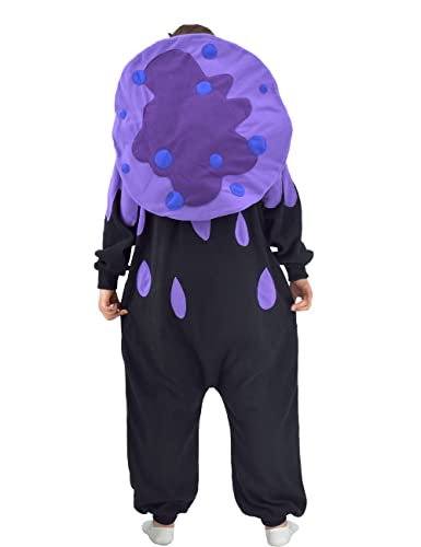 XIGUAGUO Adult Cartoon Mushroom Onesie Costume Animal Cosplay Christmas Homewear Pajamas Sleepwear for Women and Men