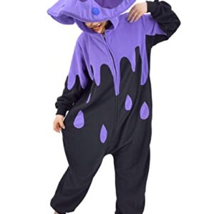 XIGUAGUO Adult Cartoon Mushroom Onesie Costume Animal Cosplay Christmas Homewear Pajamas Sleepwear for Women and Men