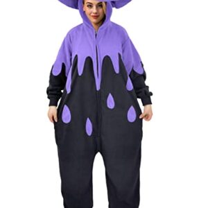 XIGUAGUO Adult Cartoon Mushroom Onesie Costume Animal Cosplay Christmas Homewear Pajamas Sleepwear for Women and Men