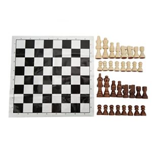 chess set,chess set with foldable board and weighted pieces,2 in 1 travel board games for kids and adults, folding roll up chess game sets,packs and travels easy