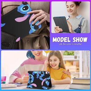 Trendy Fan for iPad Mini 6 Case 8.3 Inch 2021 for Kids Girls Teen Boys Women Folio Smart Cute Cartoon Character Kawaii Design Aesthetic Cool Cover for Apple iPad Mini 6th Generation A2567 A2568, Stit