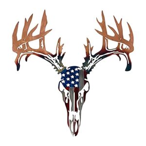 deer independence european mountain day flag art in metal style american home decor christmas beard decorations