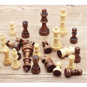 Chess Board Set Portable Travel Chess Game Set Beginner Chess Set with Roll Up PVC Leather Chess Board and Wood Chess Pieces Board Games