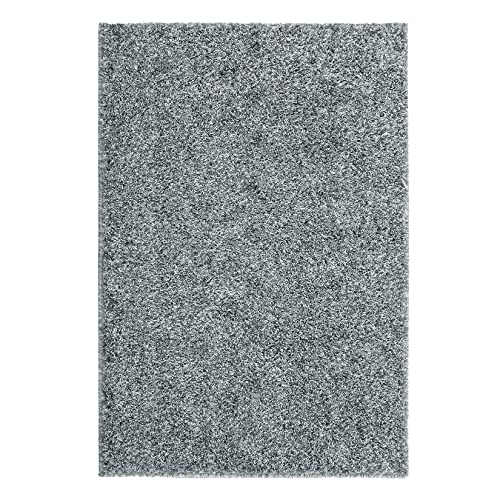 WESTLOOM Shag Collection 8' x 10' Indoor Modern Plush Area Rug Non-Shedding Non-Slip Large Area Rug Living Room Bedroom Thick Area Rug, Grey