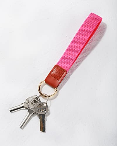 PikPok Mart Wristlet Keychain Lanyard, Stretchy Wrist Lanyard Key Chain Strap, ID Badge Wallet Holder