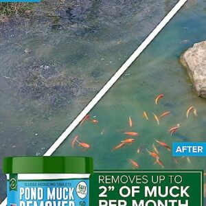 ProSpring Labs Pond Sludge Remover - Muck Away for Ponds | Pond Muck and Sludge Remover | Pond Muck Remover | Pond Cleaner