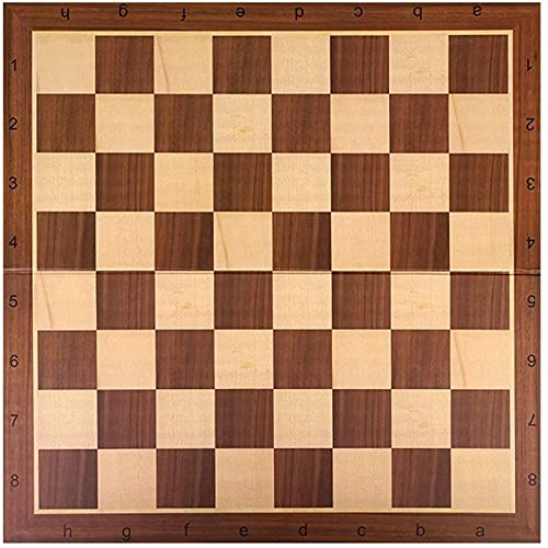 Folding Wooden Chess Set Chess, Portable Travel Chess Set,Board Game and Draughts Set 48cm x 48cm (19 Inch) Board Games